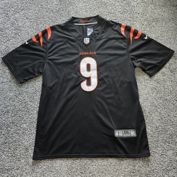 Joe Burrow Embroidered Nike Jersey Men's Black XXL - Picture 2 of 4